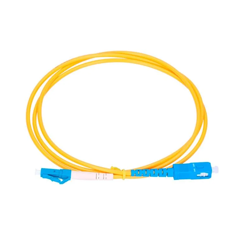 OPF PATCHCORD LC/UPC-SC/UPC, G652D, SIMPLEX, 2 MTS LSZH YELLOW JACKET