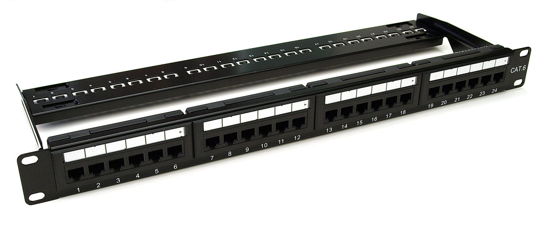 PATCH PANEL COMPLETO 24 PORTS CAT6 JCJUMPER