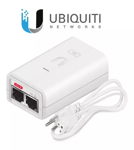 UBIQUITI ADAPTADOR POE-24-7W-G-WH 24V