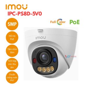 CAM IMOU IP DOMO /POE/audio/IP67/full color/ 3K/5MP ONVIF IPC-PS8D-5V0