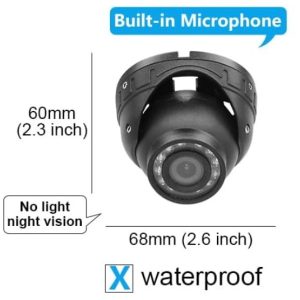 CAMARA MOVIL VEHICULAR INTERIOR PARA DVR AHD-MN237HDY 120° 12V 1080P