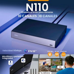 NVR IMOU 10CH / ONVIF NVR-N110-8A0E