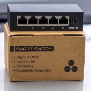 SWITCH GIGABIT MINI 5 PUERTOS METALICO JCJUMPER