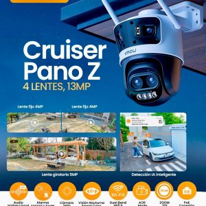 CAMARA IMOU Cruiser Pano Z 13MP 4 LENTES IPC-S76DN-13M0N